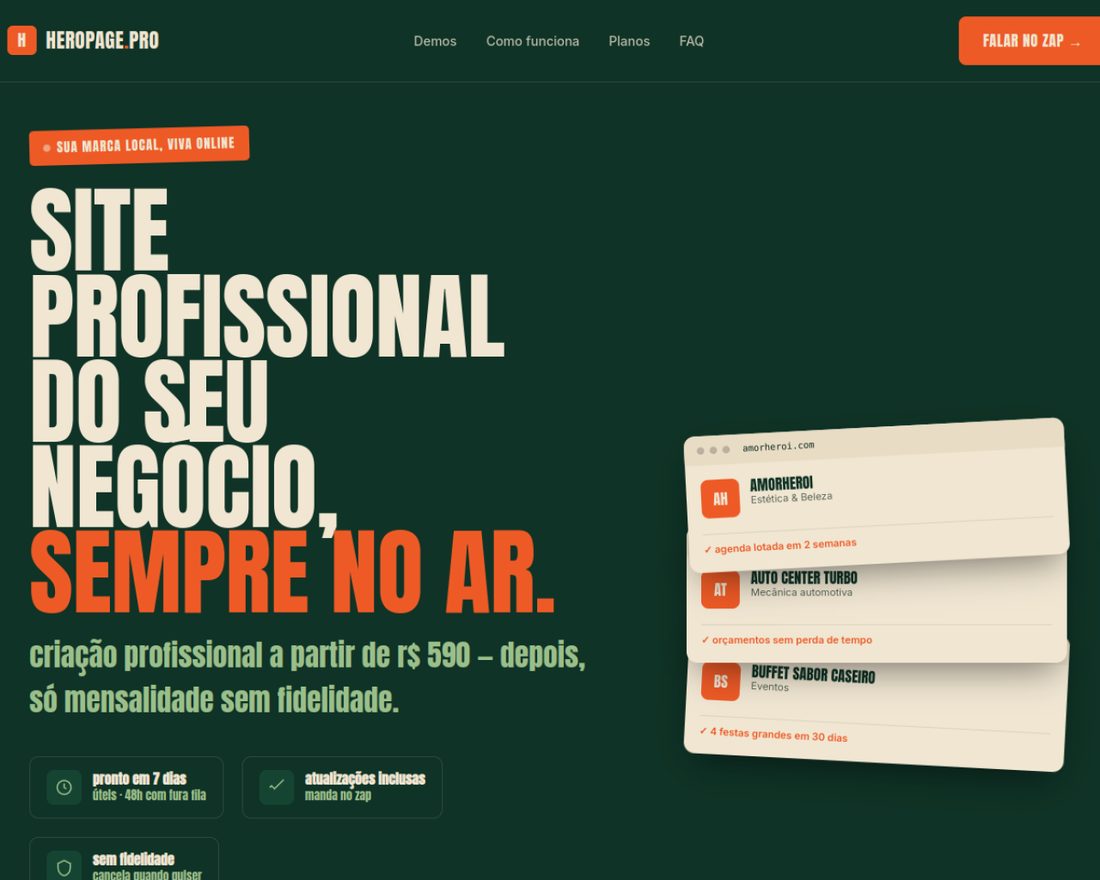 Site HeroPage